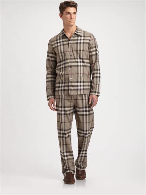 mens designer pjs burberry|Burberry shirts for men.